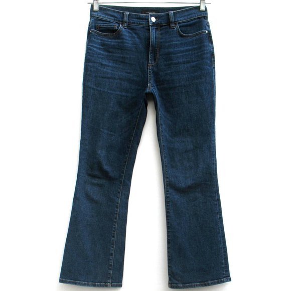 Ann Taylor Kick Crop Bootcut Jeans Modern Fit Sz 4 - Picture 2 of 4